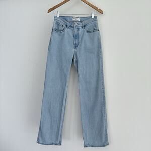 Abercrombie & Fitch Light Blue Straight Leg Jeans